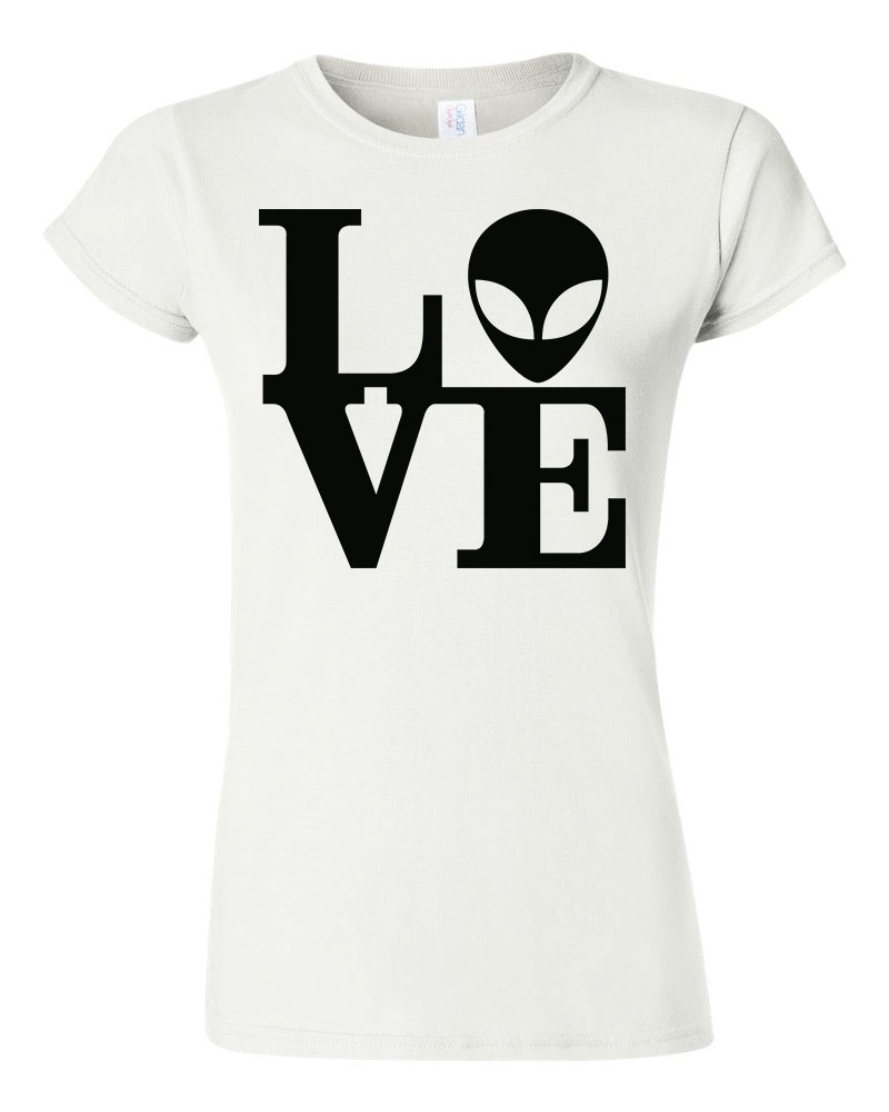 UFO love Fehér Női Póló
