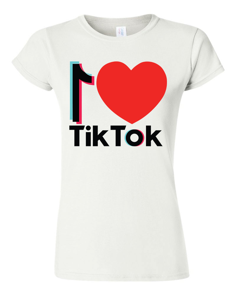 tik tok Fehér Női Póló