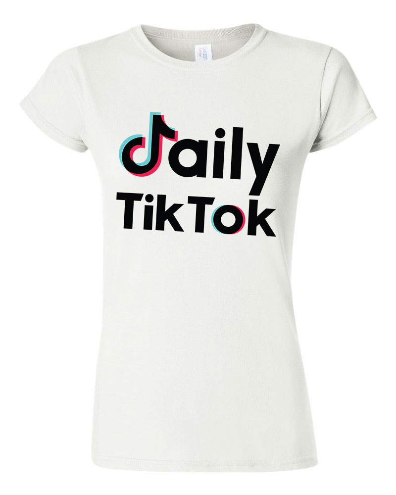tik tok Fehér Női Póló