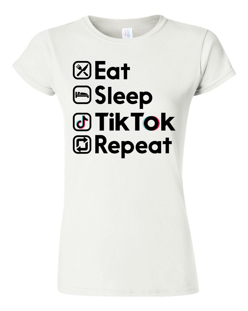 tik tok Fehér Női Póló