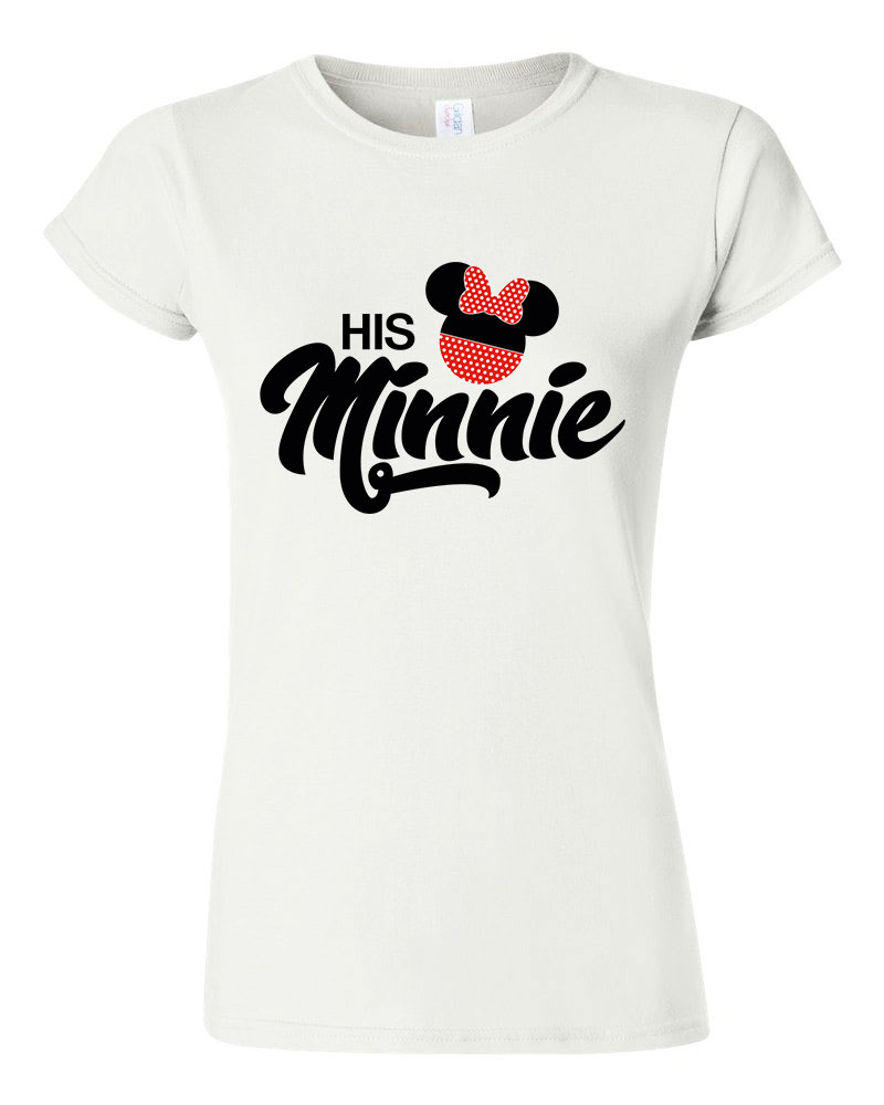 his minnie páros pároknak Fehér Női Póló