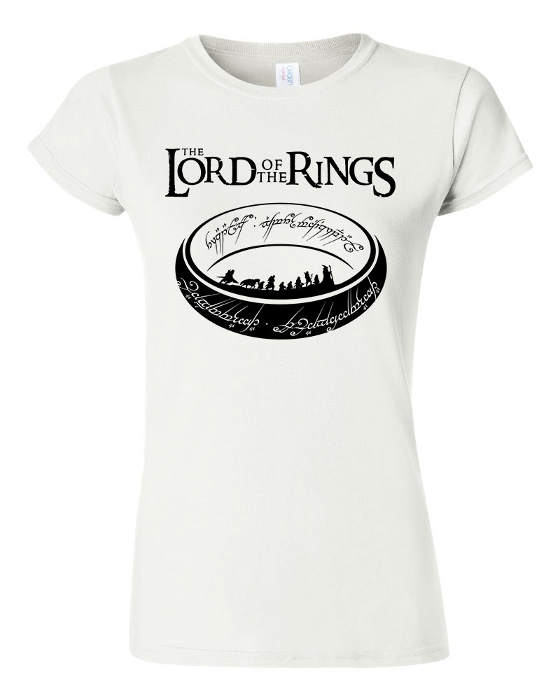 the lord of the rings gyűrűk ura Fehér Női Póló