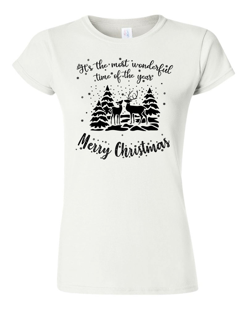 merry christmas karácsony Fehér Női Póló