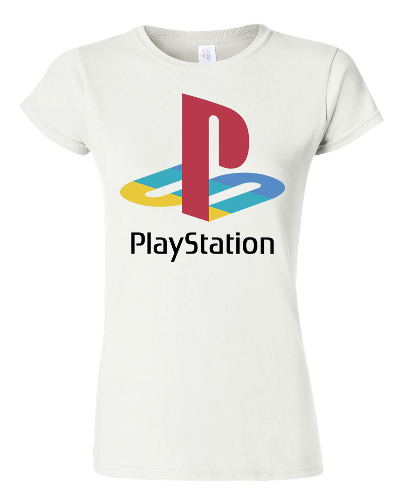 playstation Fehér Női Póló