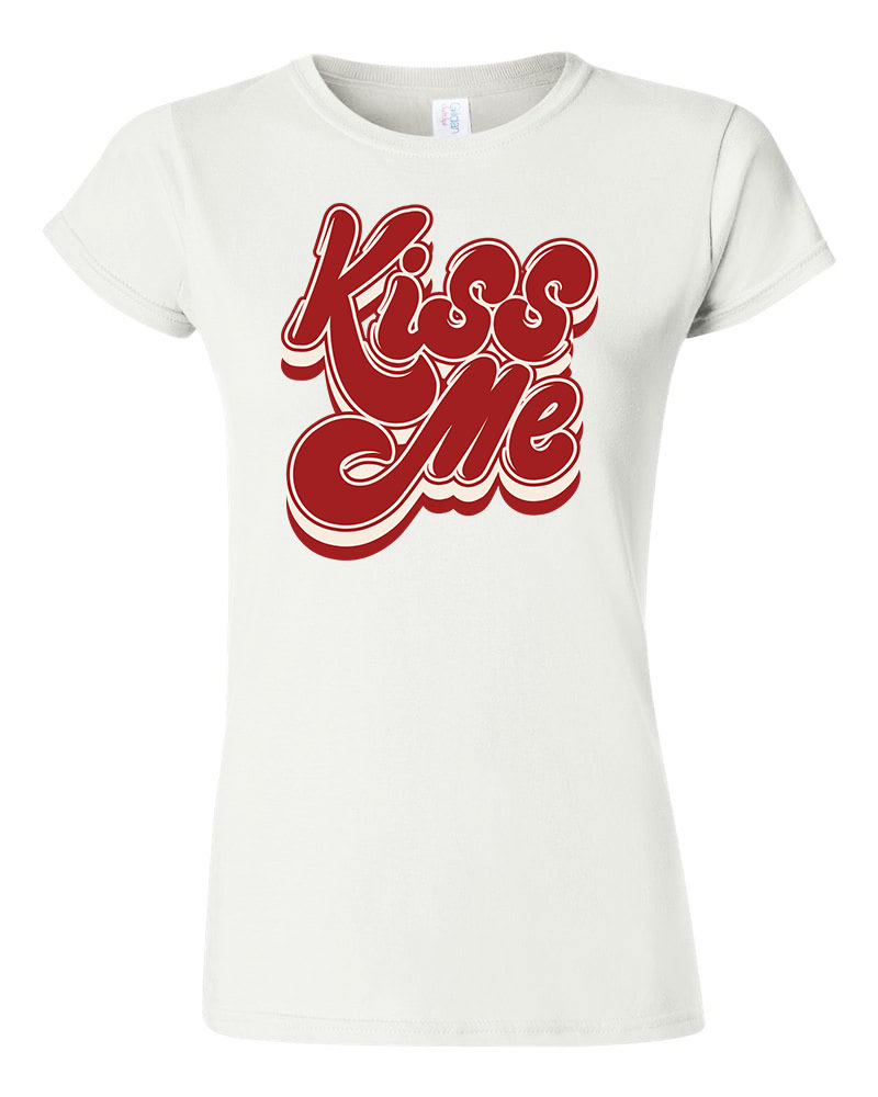kiss me Fehér Női Póló