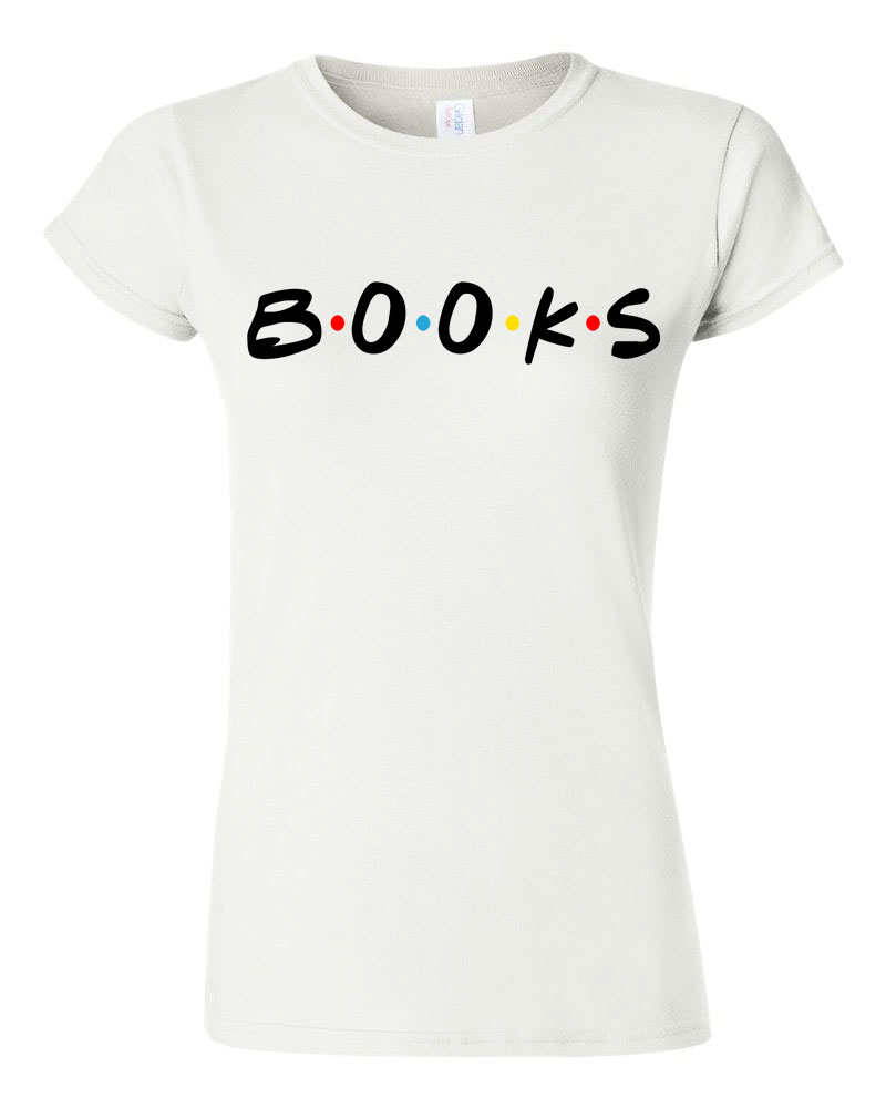 olvasás könyvek books Fehér Női Póló
