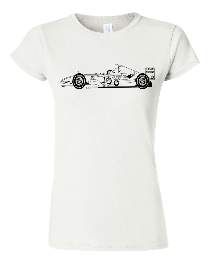 forma 1 f1 formula 1 Fehér Női Póló