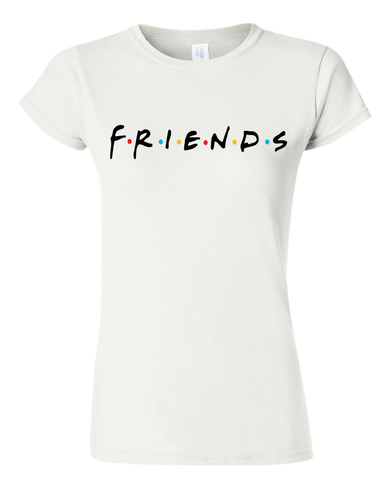 friends jóbarátok Fehér Női Póló