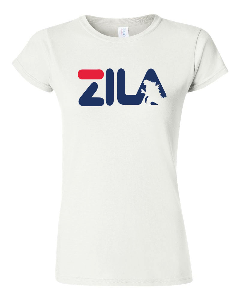 godzilla zila fila Fehér Női Póló