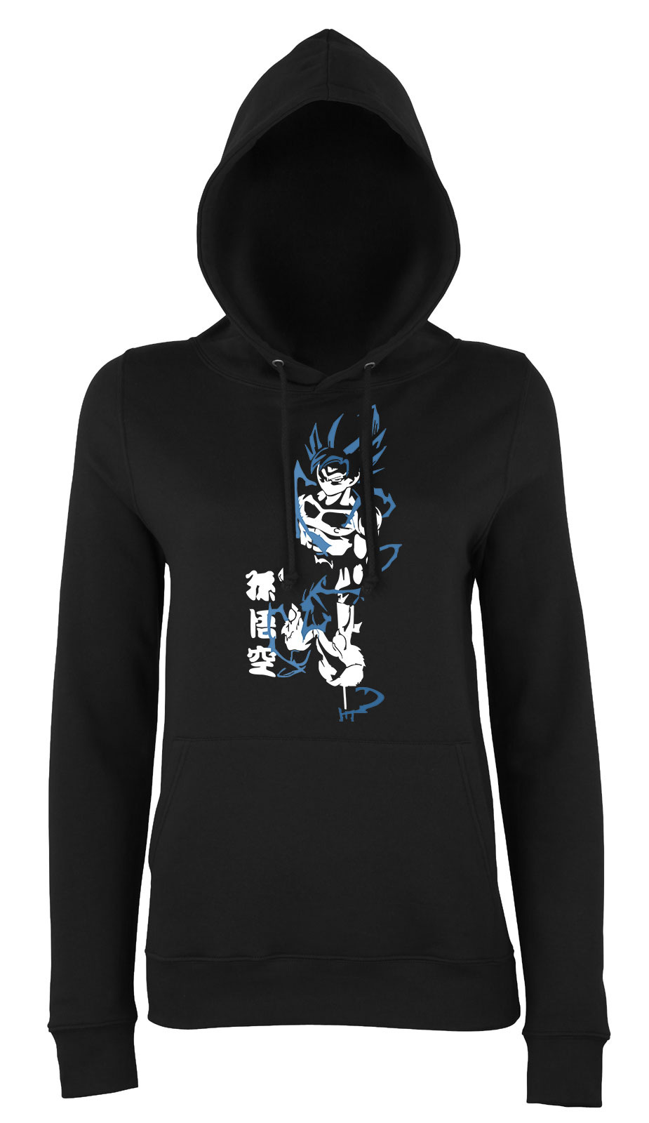 Son Goku Dragon Ball Fekete Női Kapucnis Pulóver