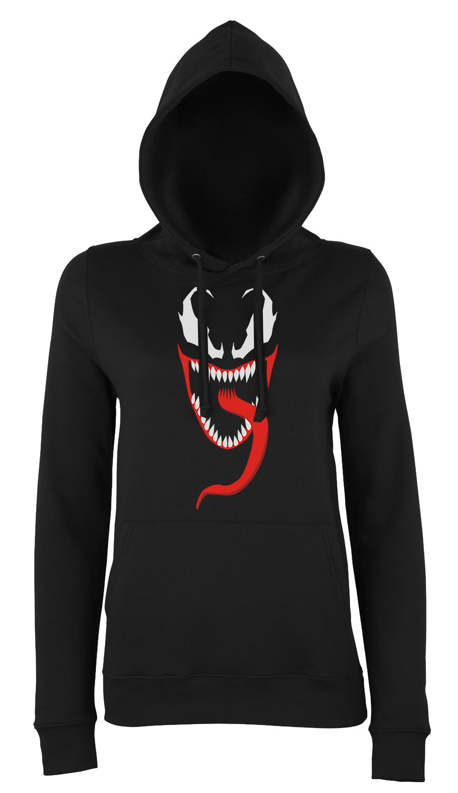 Venom Fekete Női Kapucnis Pulóver