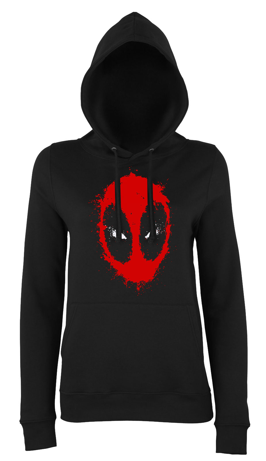 deadpool Fekete Női Kapucnis Pulóver
