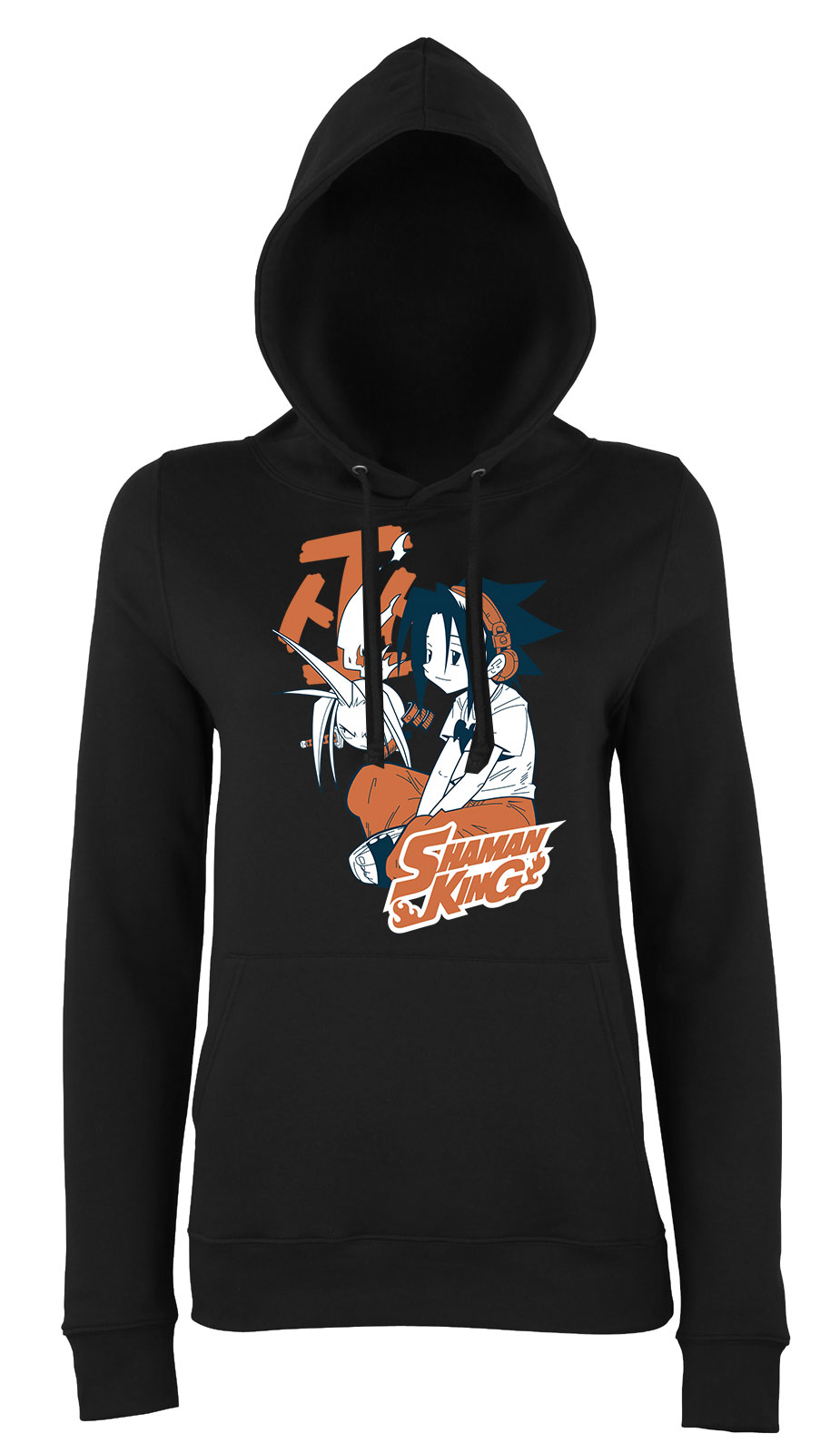 shaman king sámán király Fekete Női Kapucnis Pulóver