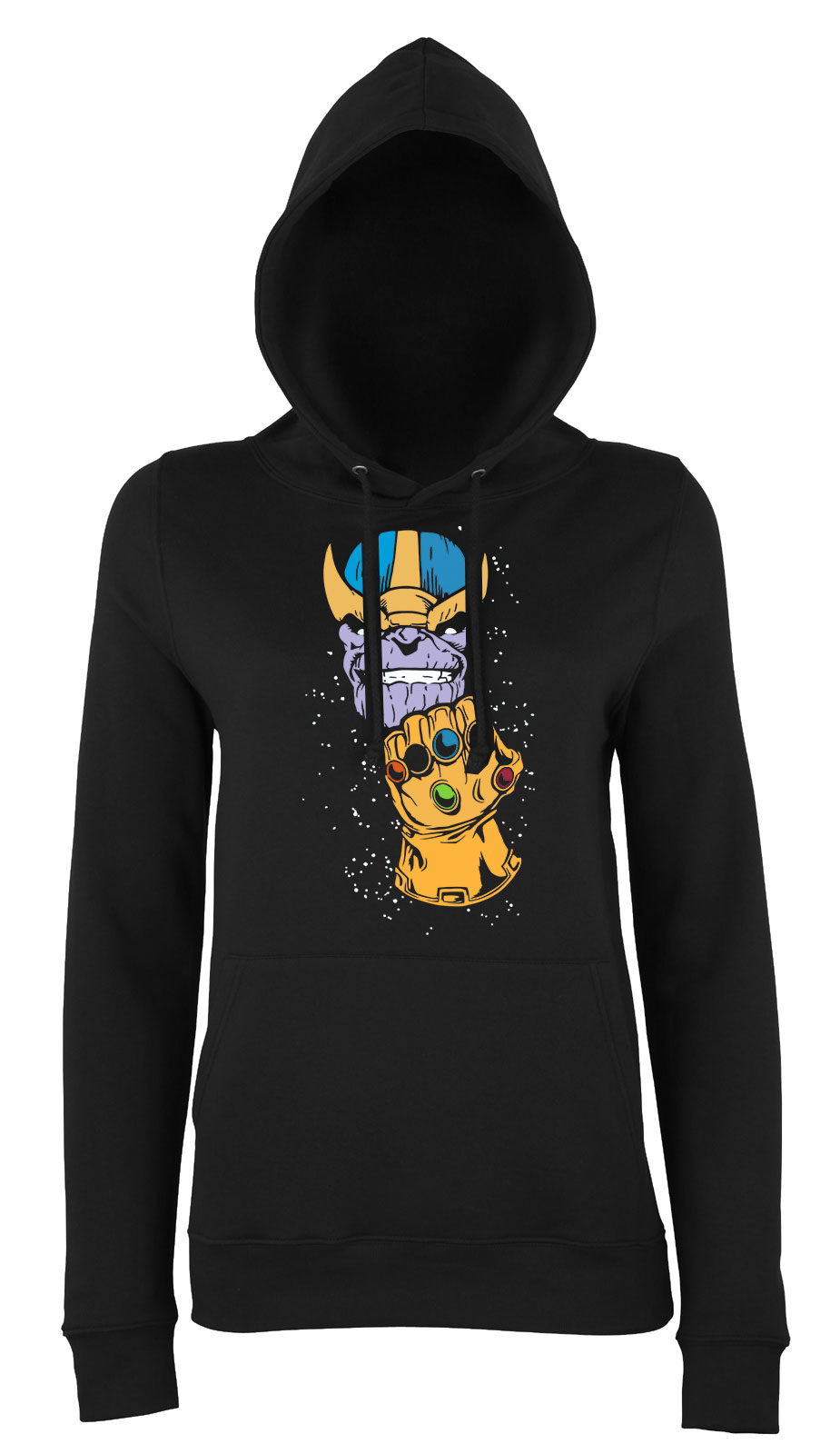 avengers bosszúállók thanos Fekete Női Kapucnis Pulóver