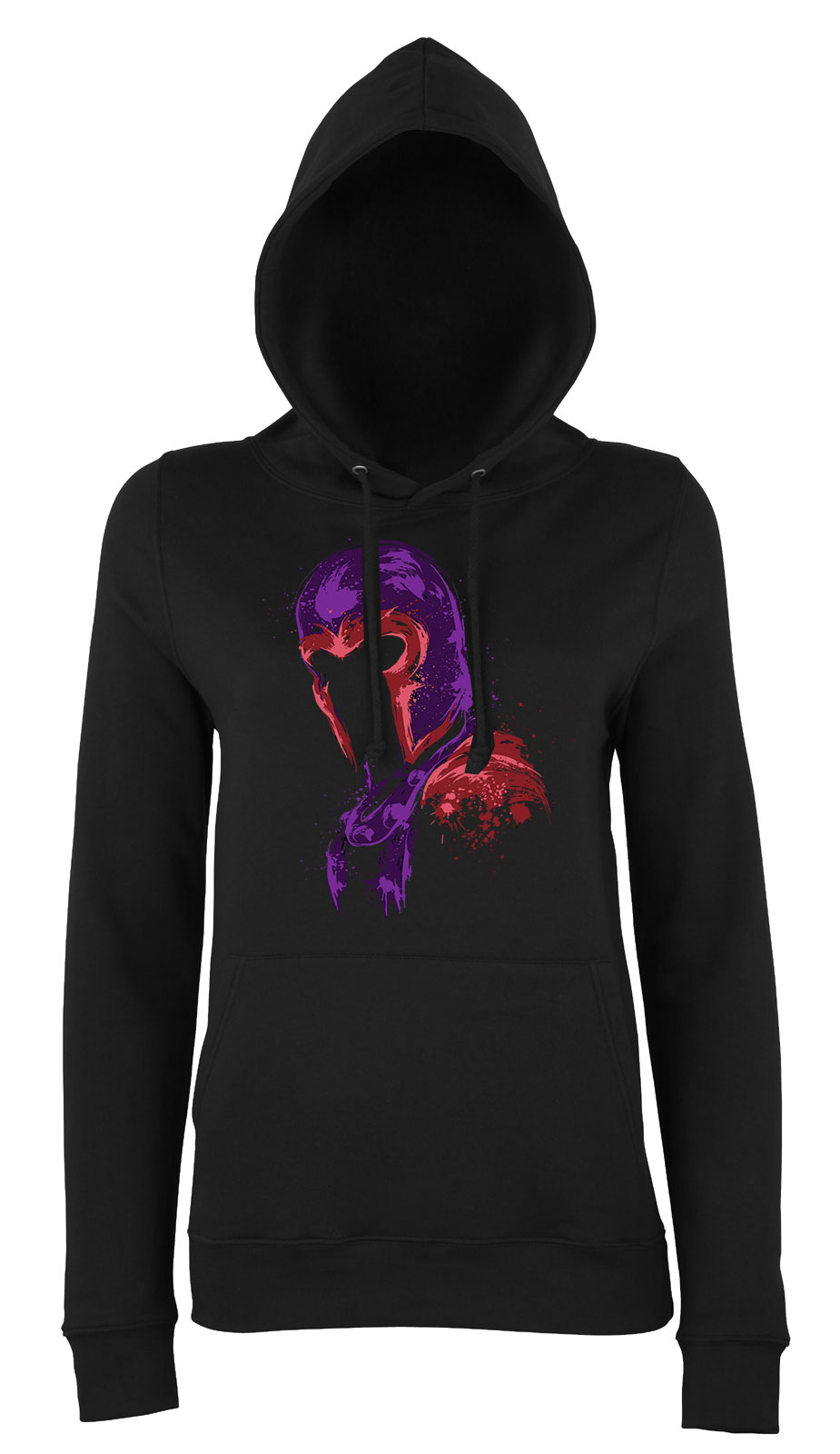 magneto Fekete Női Kapucnis Pulóver