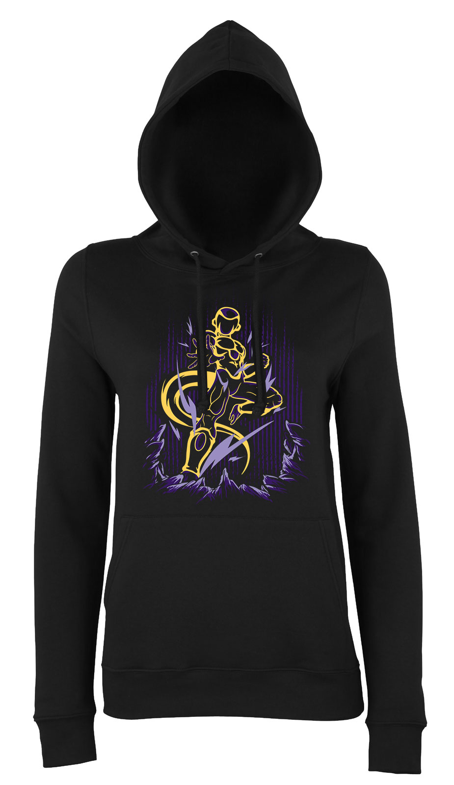 frieza dermesztő dragon ball Fekete Női Kapucnis Pulóver
