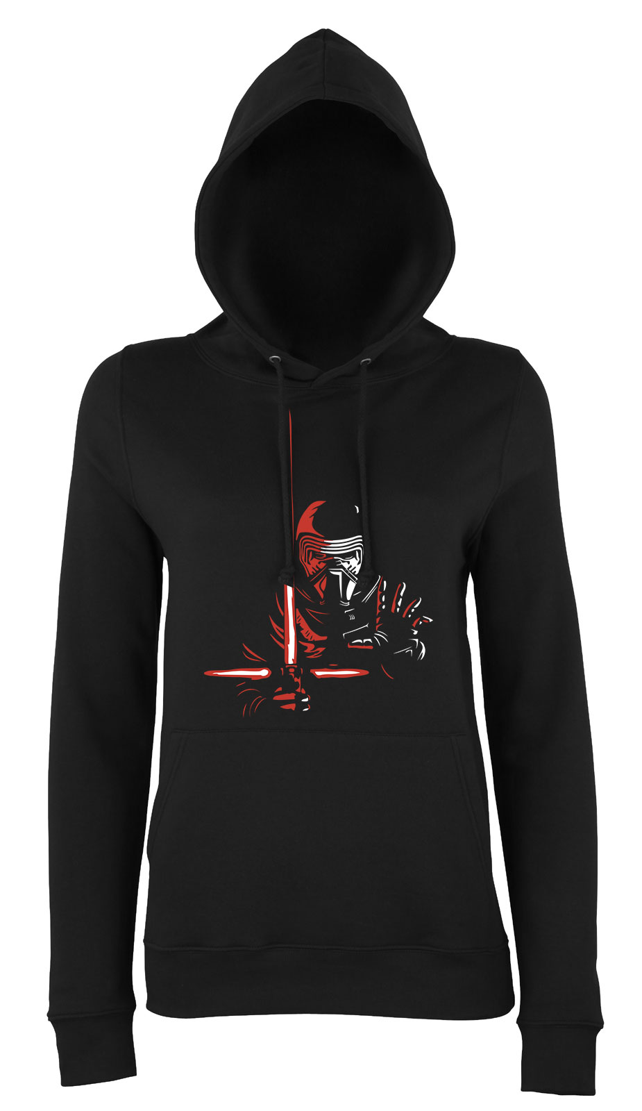 kylo ren star wars Fekete Női Kapucnis Pulóver