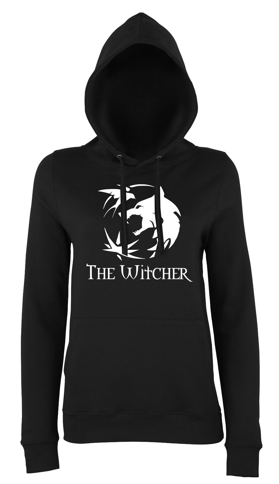 The Witcher A Vaják Fekete Női Kapucnis Pulóver