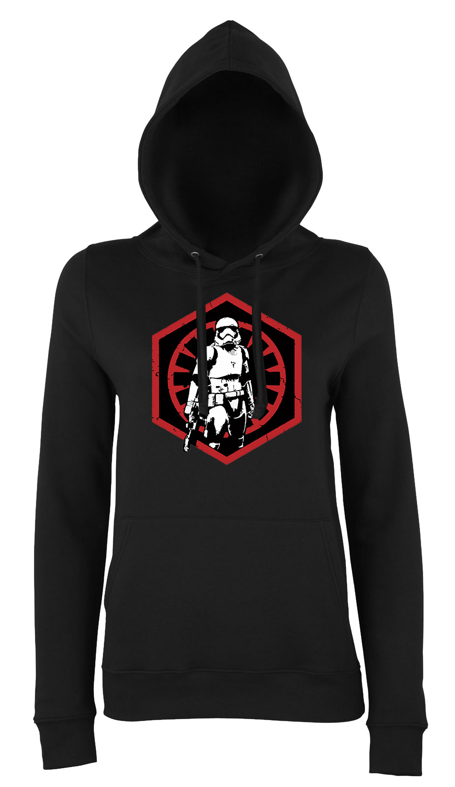 Star Wars Strom Trooper Fekete Női Kapucnis Pulóver