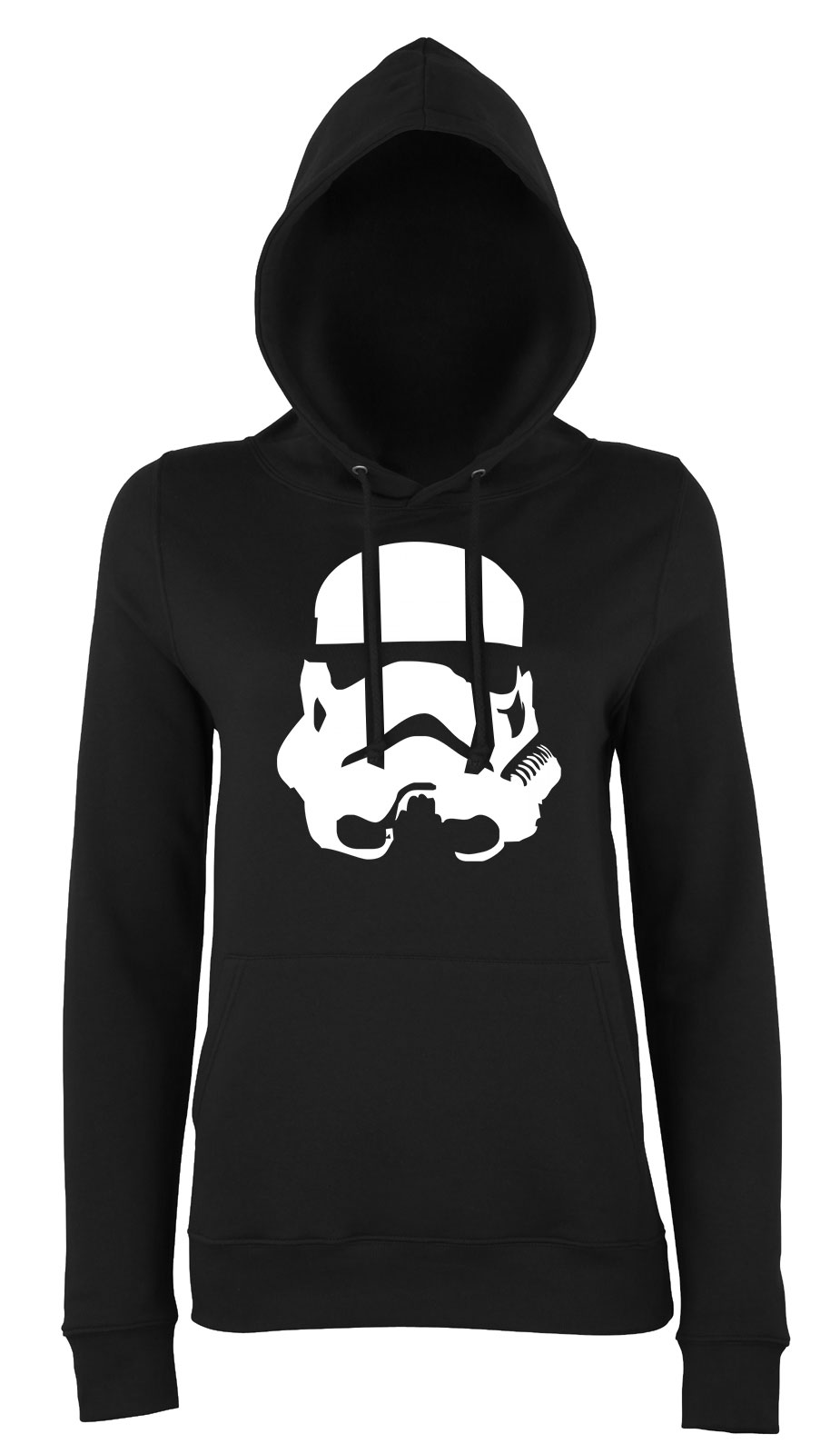 storm trooper star wars Fekete Női Kapucnis Pulóver