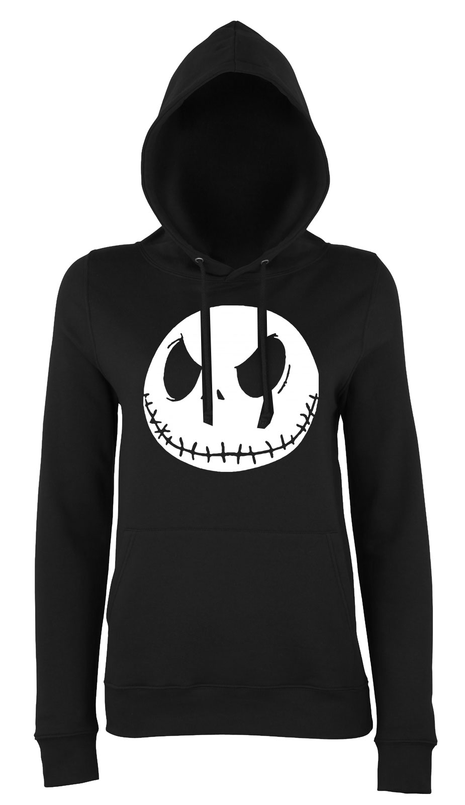 jack skellington Fekete Női Kapucnis Pulóver