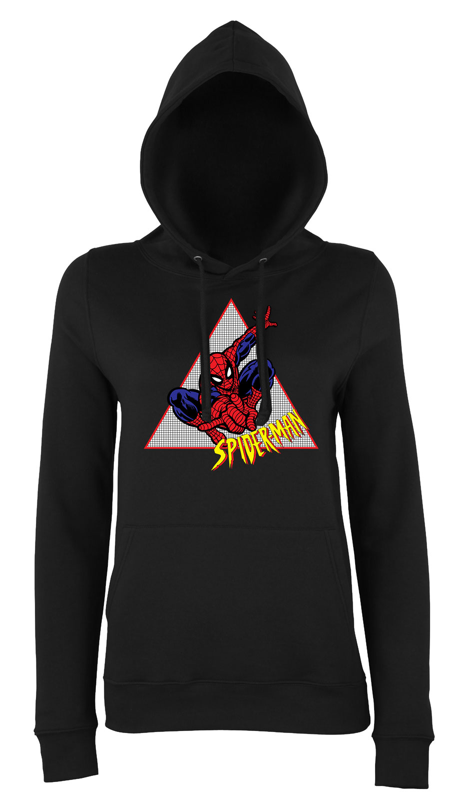 pókember spider man Fekete Női Kapucnis Pulóver