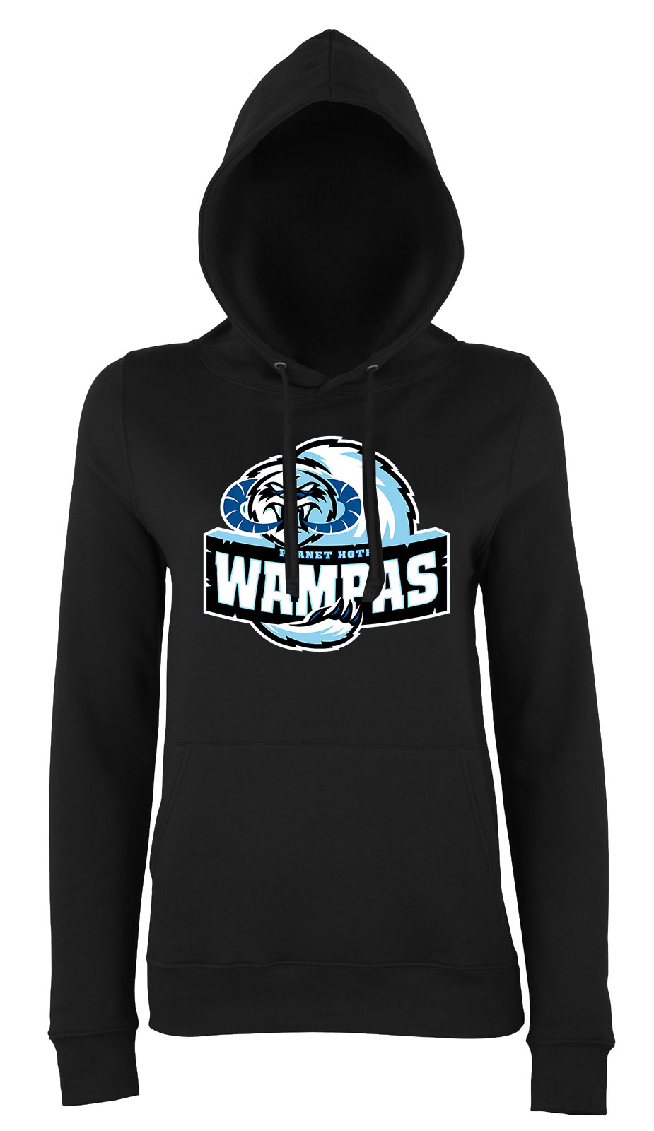 wampas star wars wampa Fekete Női Kapucnis Pulóver