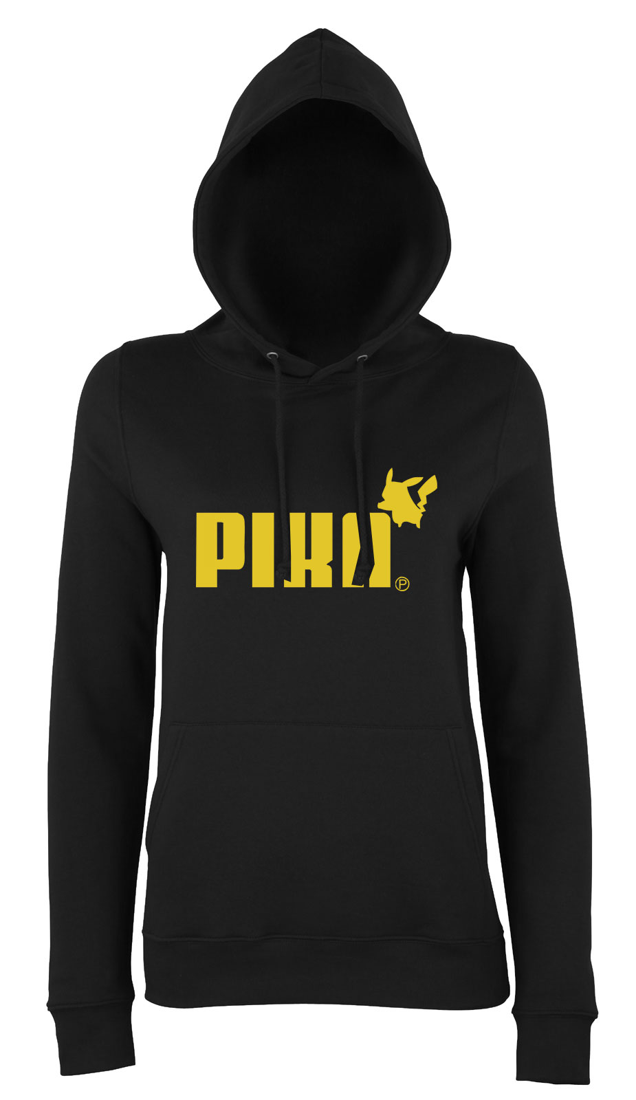 pikachu pokemon Fekete Női Kapucnis Pulóver