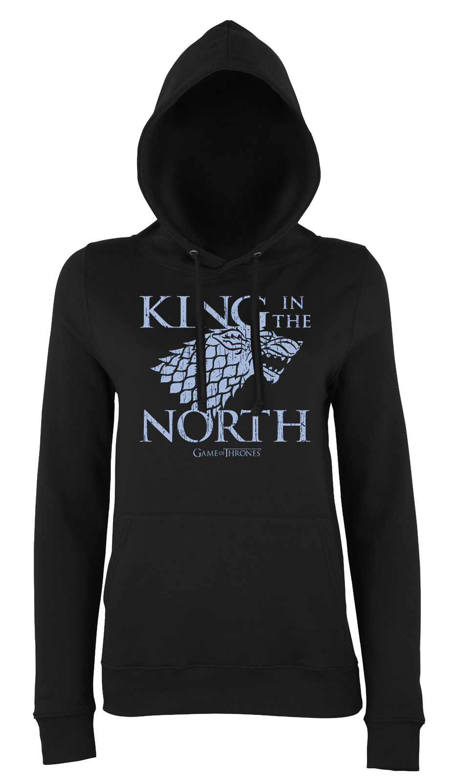 trónok harca game of thrones house stark Fekete Női Kapucnis Pulóver