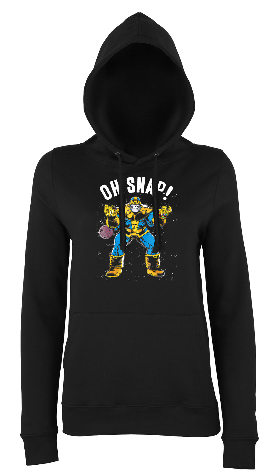 thanos avengers Fekete Női Kapucnis Pulóver