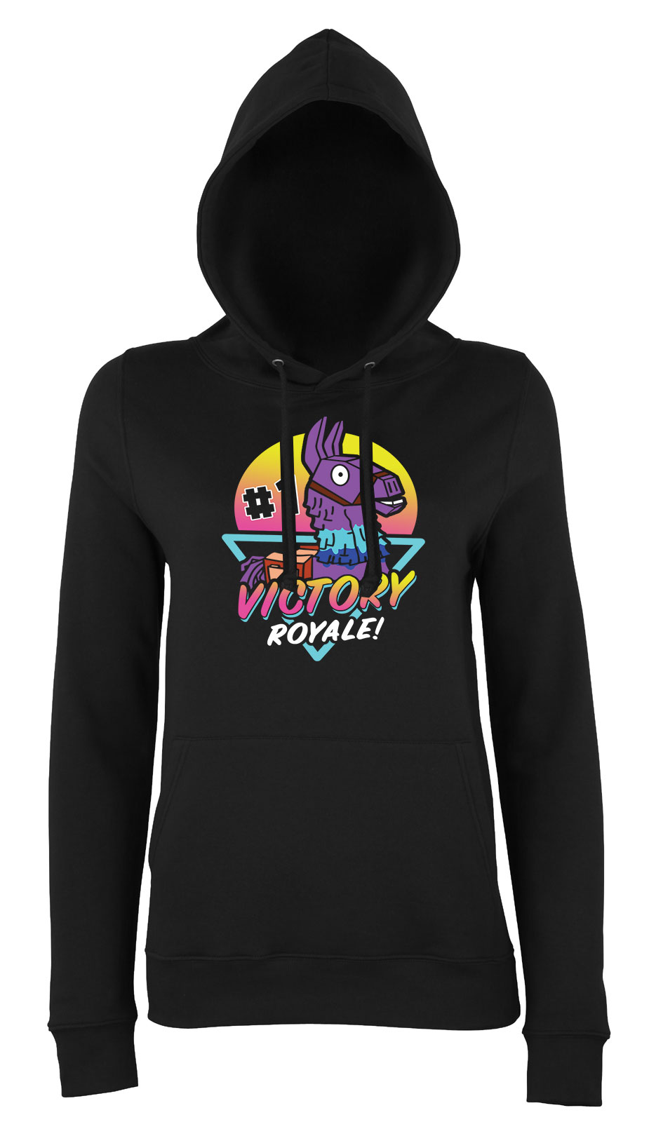 fortnite loot láma Fekete Női Kapucnis Pulóver