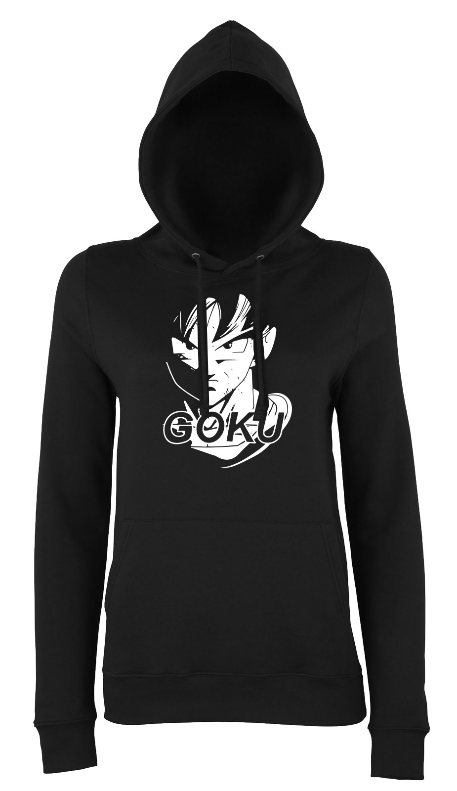 son goku dragon ball Fekete Női Kapucnis Pulóver