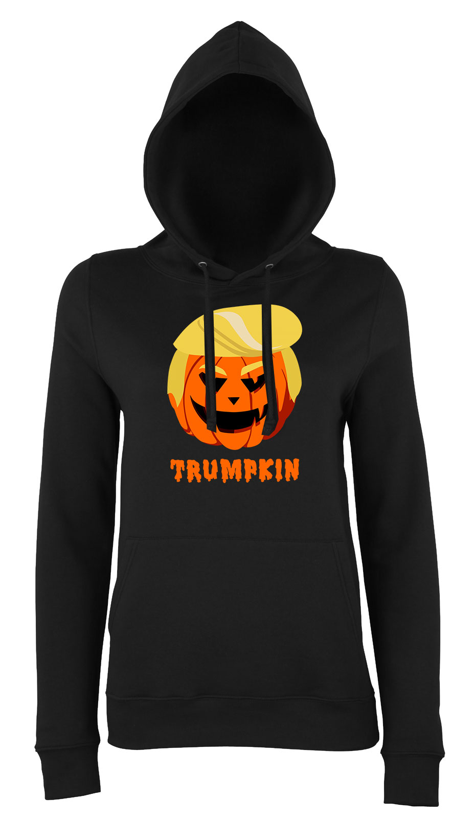 donald trump tök halloween Fekete Női Kapucnis Pulóver
