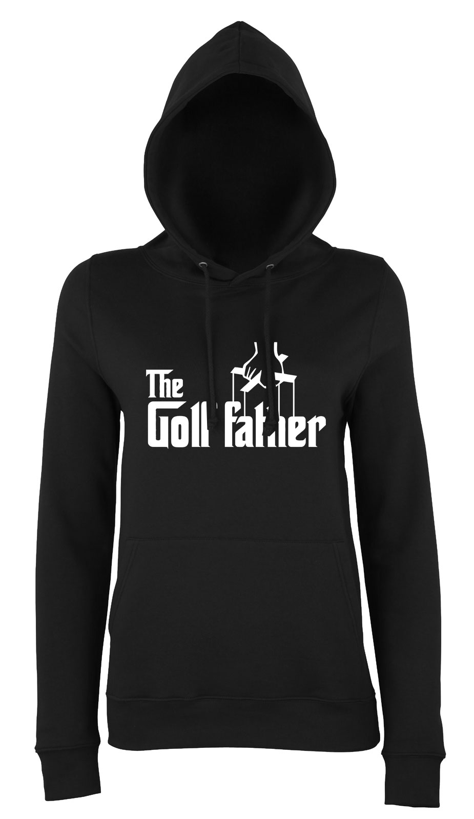 golf Fekete Női Kapucnis Pulóver