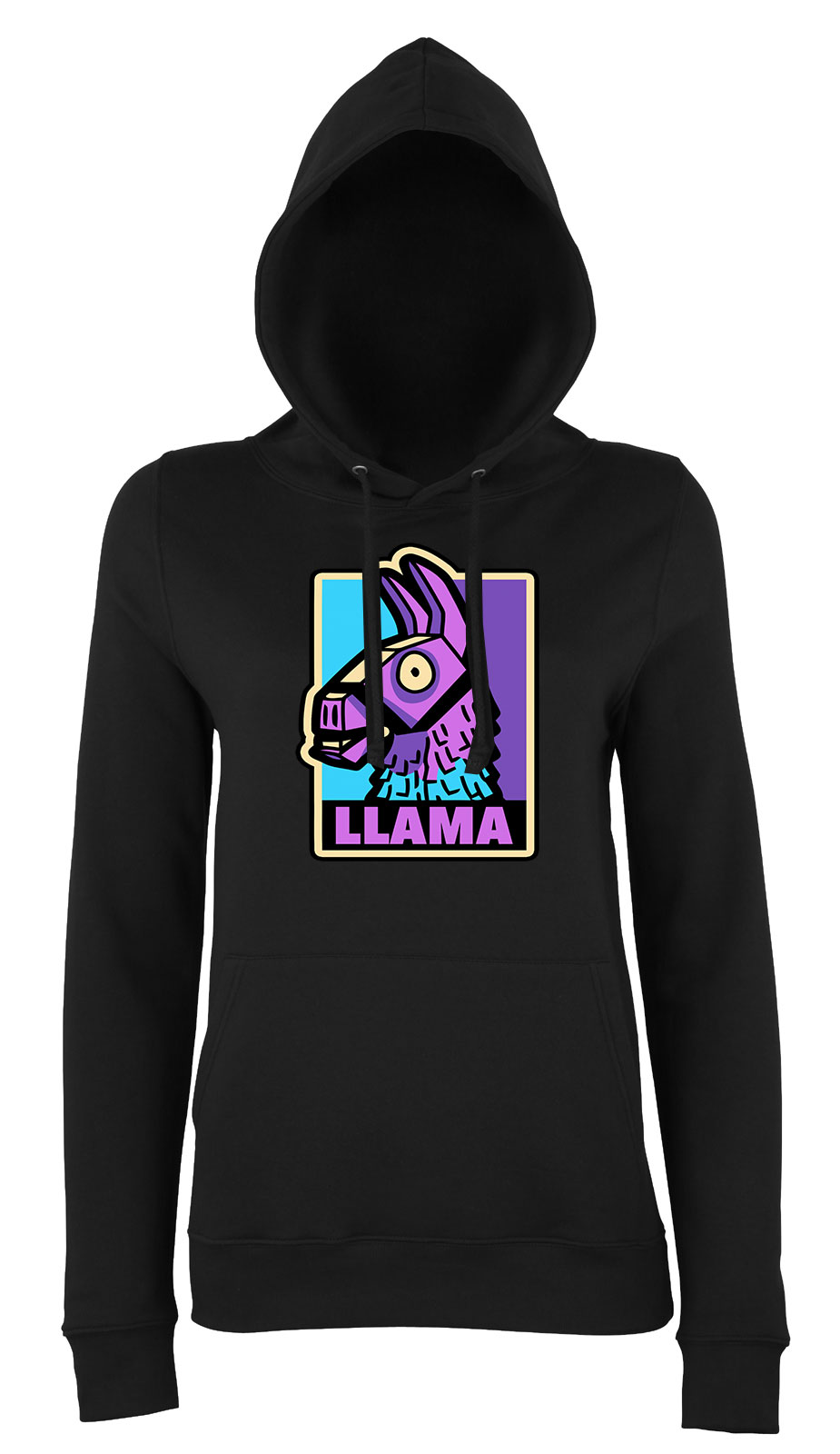 fortnite loot láma Fekete Női Kapucnis Pulóver