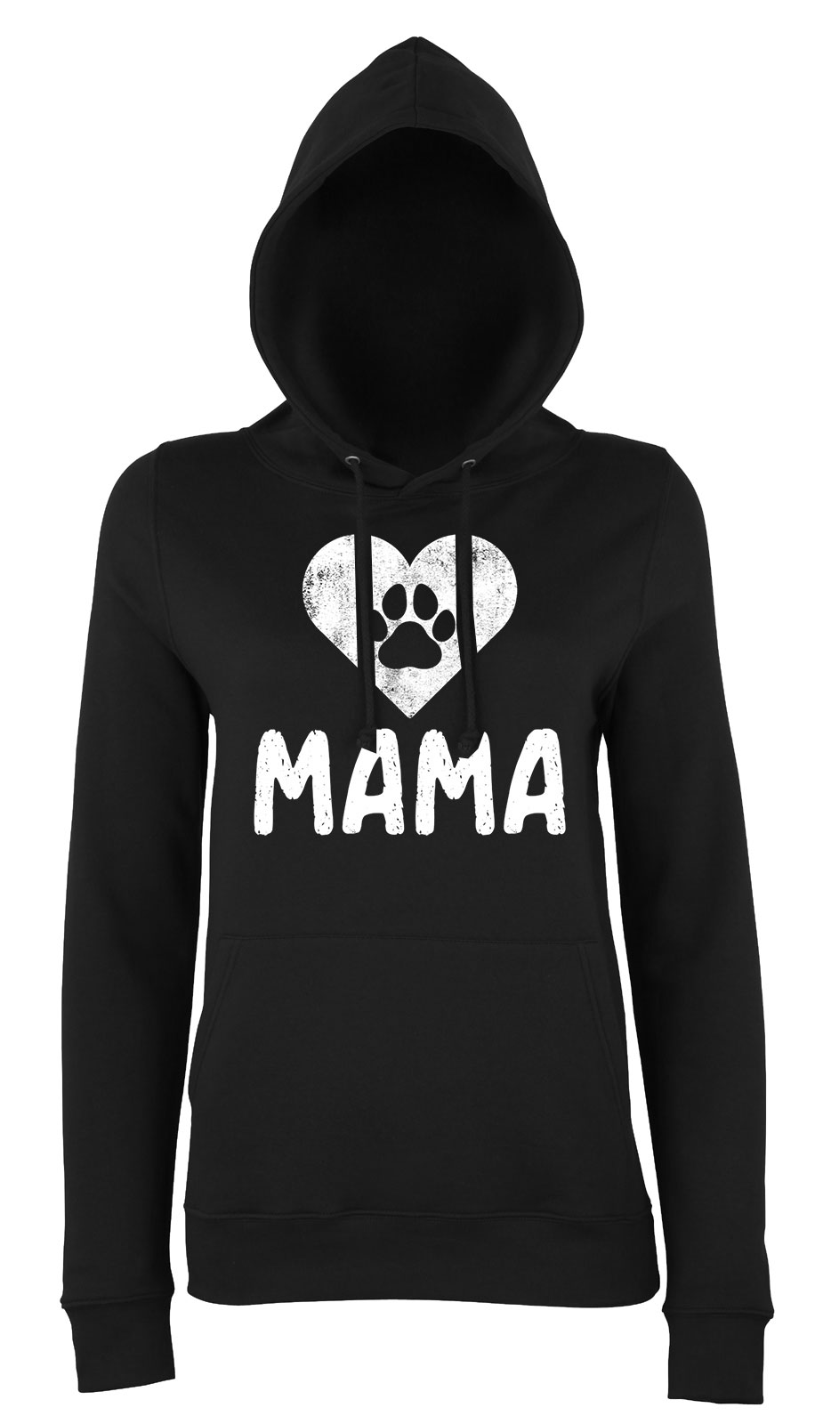 Dog Mama kutya kutyás Fekete Női Kapucnis Pulóver