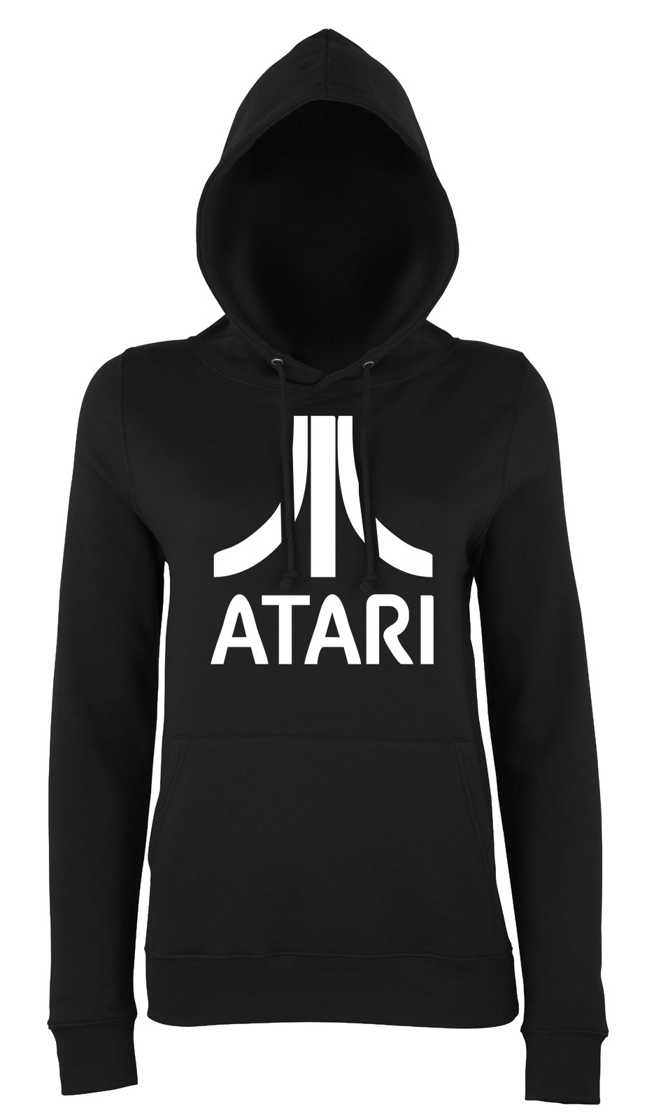 atari Fekete Női Kapucnis Pulóver