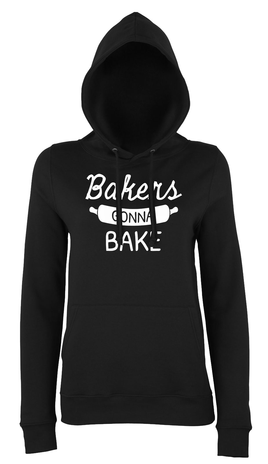 sütés cukrász bake baking Fekete Női Kapucnis Pulóver