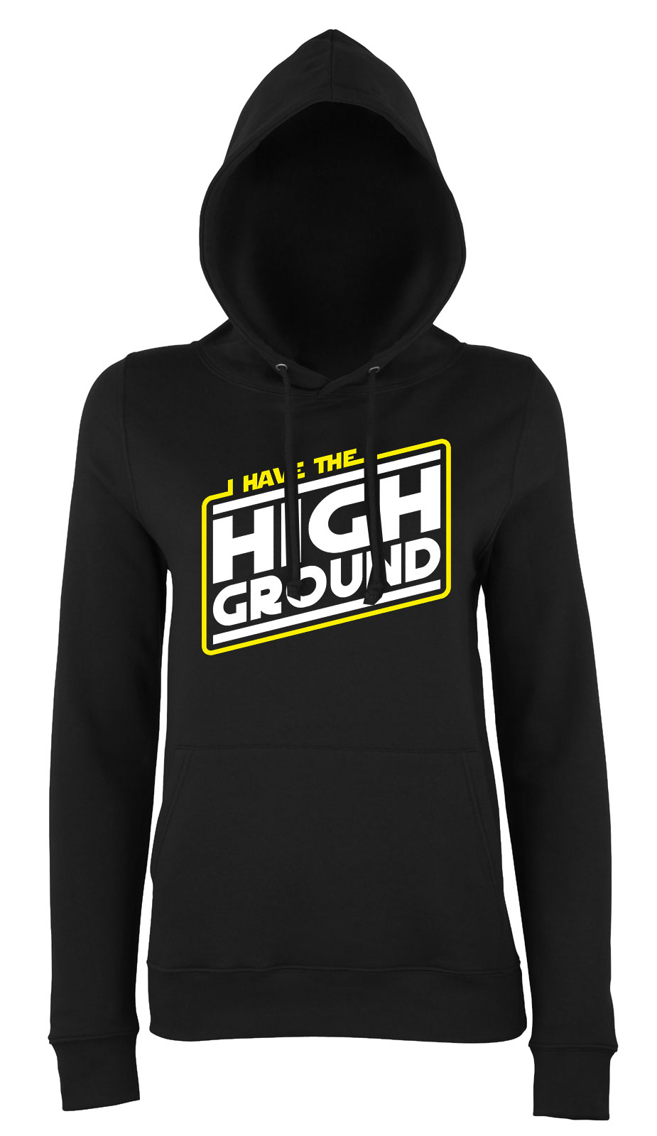 star wars anakin high ground Fekete Női Kapucnis Pulóver