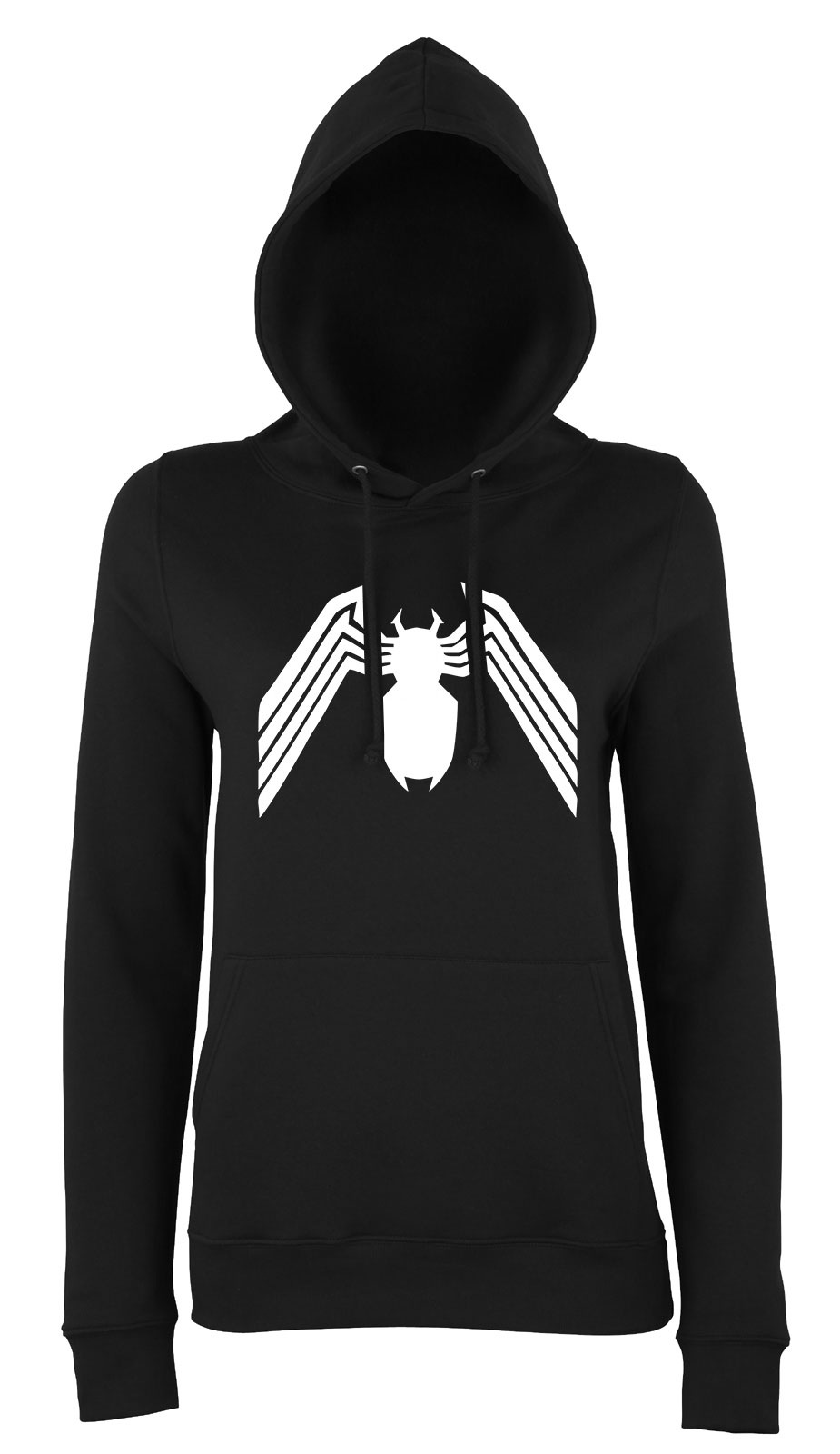 pókember spider man spider chest Fekete Női Kapucnis Pulóver
