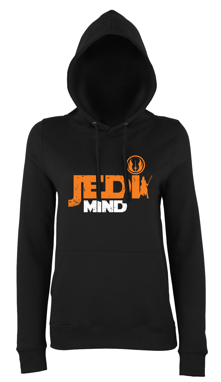 star wars jedi Fekete Női Kapucnis Pulóver