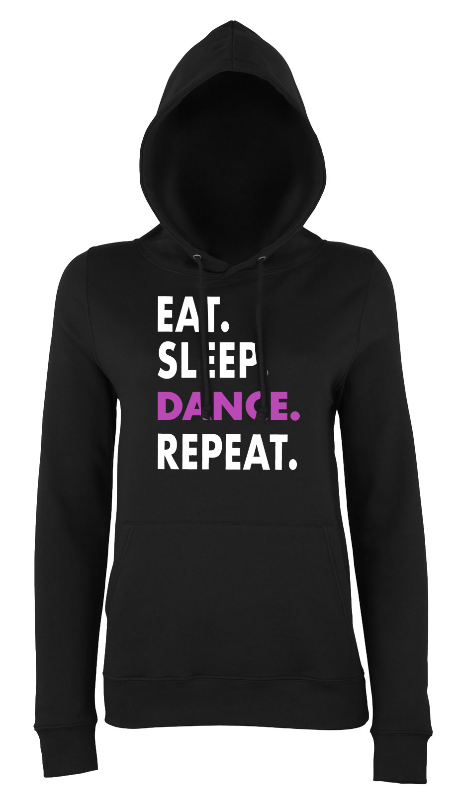tánc táncolás dance Fekete Női Kapucnis Pulóver