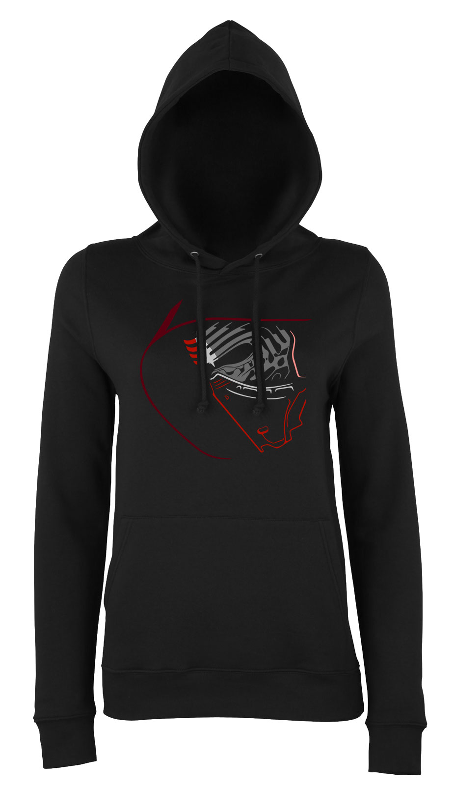 kylo ren star wars Fekete Női Kapucnis Pulóver