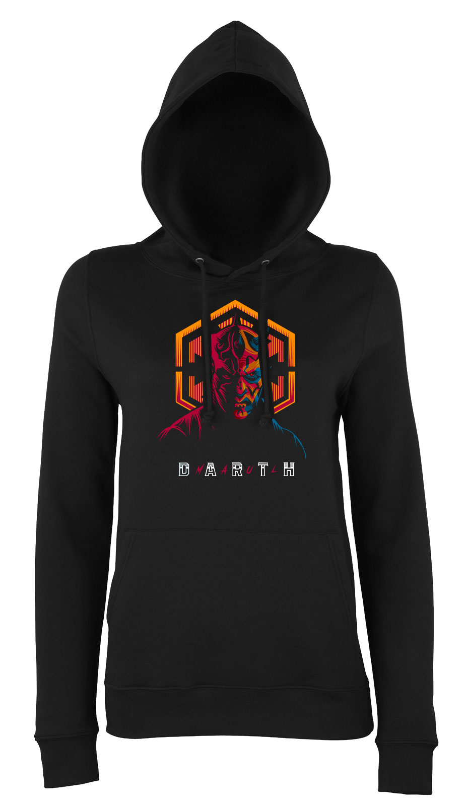 darth maul star wars Fekete Női Kapucnis Pulóver