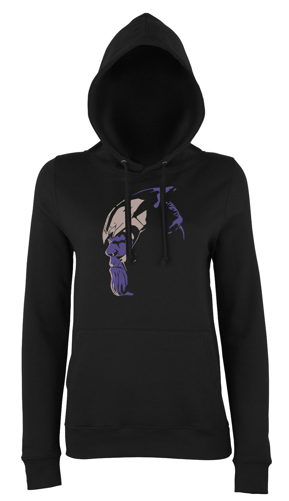 thanos Fekete Női Kapucnis Pulóver