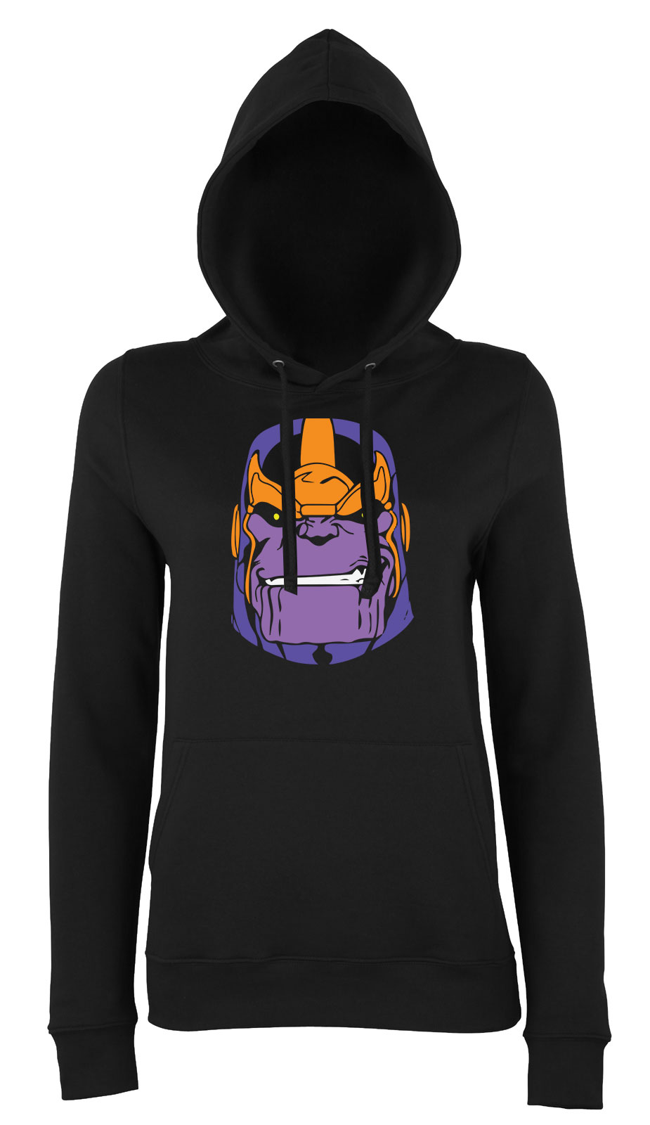thanos Fekete Női Kapucnis Pulóver