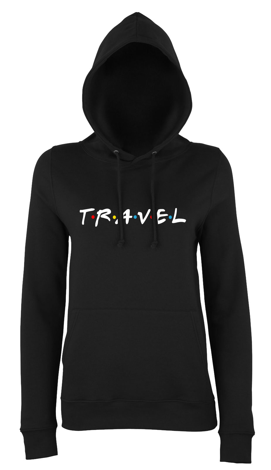 travel utazás nyaraló Fekete Női Kapucnis Pulóver