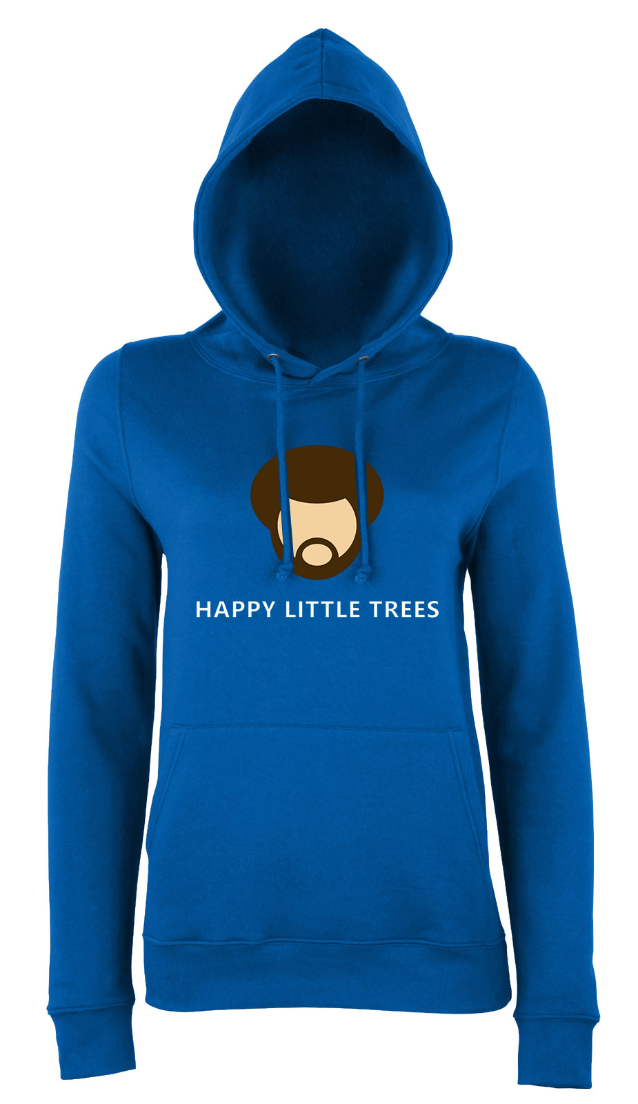 Bob Ross Festészet Festő Kék Női Kapucnis Pulóver