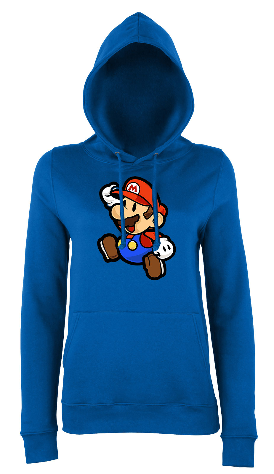 super mario Kék Női Kapucnis Pulóver