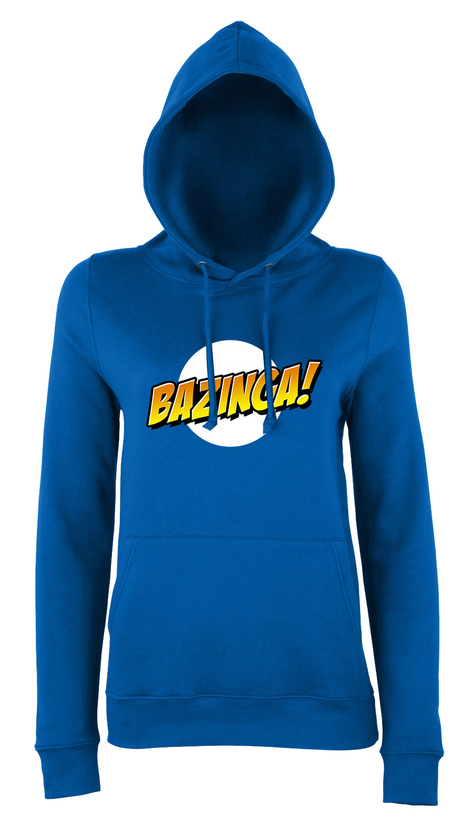 agymenők bazinga sheldon big bang theory Kék Női Kapucnis Pulóver